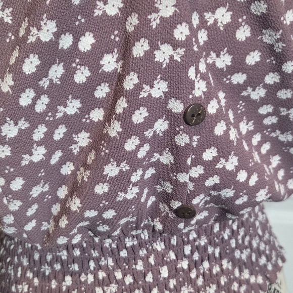 Monteau Mauve Floral Blouse - Picture 3 of 6